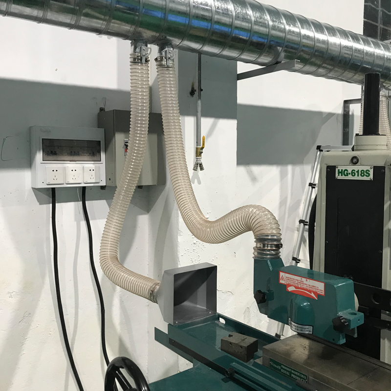 磨床工业吸尘器 磨床吸尘管道安装